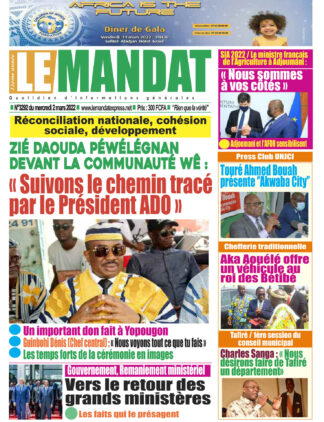 LE MANDAT 3292