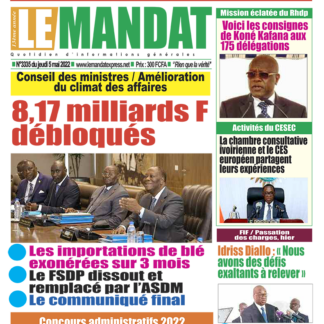 LE MANDAT 3335