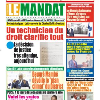 LE MANDAT 3345
