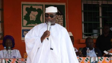 Korhogo- Reconduit au Gouvernement Le ministre Sangafowa Coulibaly et les populations reconnaissants à Ouattara