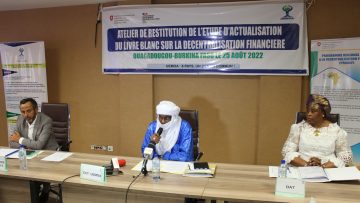 Décentralisation financière UEMOA
