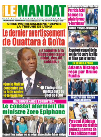 LE MANDAT 3434