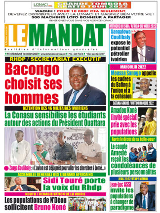 LE MANDAT 3446