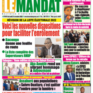 LE MANDAT 3474