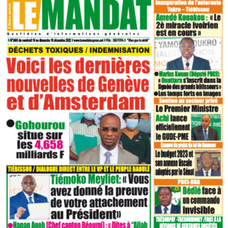 LE MANDAT 3494