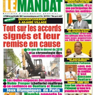 LE MANDAT 3885