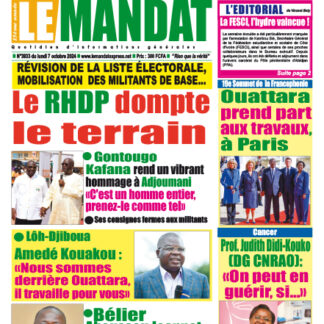 LE MANDAT 3933
