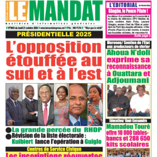 LE MANDAT 3943