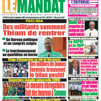 LE MANDAT 4163