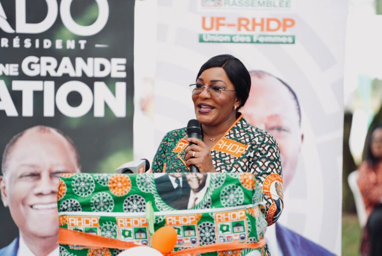 UF-RHDP à Adiaké :  Harlette Badou appelle les femmes à l’union et à la mobilisation en vue des échéances futures